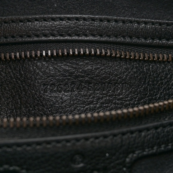 Gucci Aphrodite Medium Shoulder Bag – Black Goatskin Leather - Picture 12 of 16